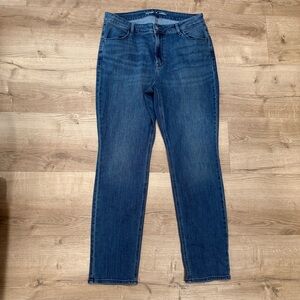 Old Navy Dark Blue Women's High Rise Straight Jeans